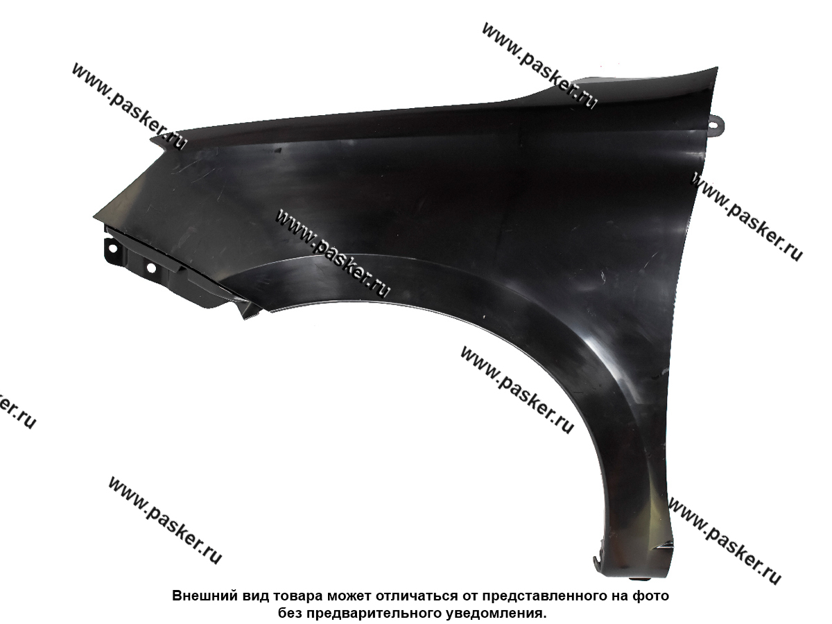 Крыло 2190 Granta FL переднее левое пластик без отверстия под повторитель
