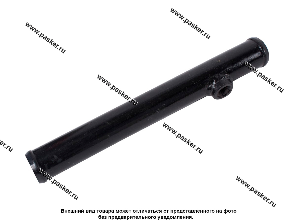 Патрубок ГАЗ-3110 радиатора под датчик металл ДЛИННЫЙ АвтоБОБ