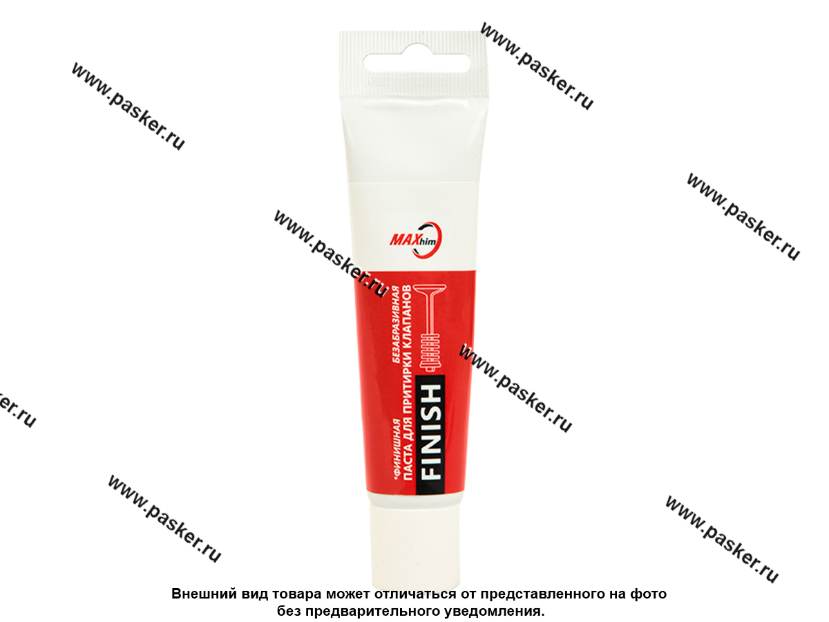 Паста для притирки клапанов MAXHIM 40гр туба с носиком финишная FINISH MH40103F