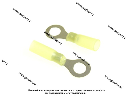 Фото: Клемма под болт 8,4мм Nord YADA изолированная термоусаживаемая желтая 4,0-6,0мм [упаковка 5 шт.]