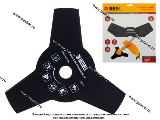 Фото: Диск для триммера 230х25,4 толщина 1,6мм 8лезвий Denzel 96328
