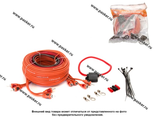 Фото: АУДИО Комплект для подключения 4х канального усилителя 10AWG (6мм2) MYSTERY MAK 10.4
