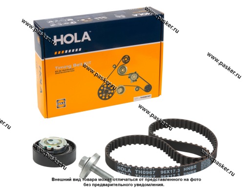 Фото: Ремень ГРМ+1 ролик LADA Largus 1.6 8V Renault Logan I/II HOLA TH0967ST