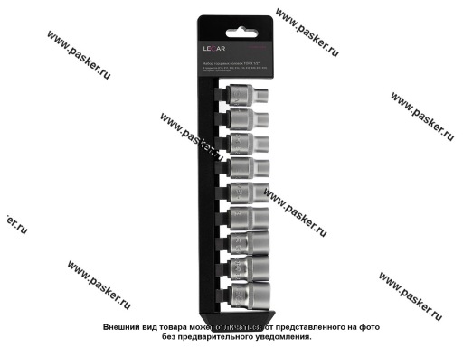 Фото: Головки торцевые 1/2 9 предметов 10-24 LECAR