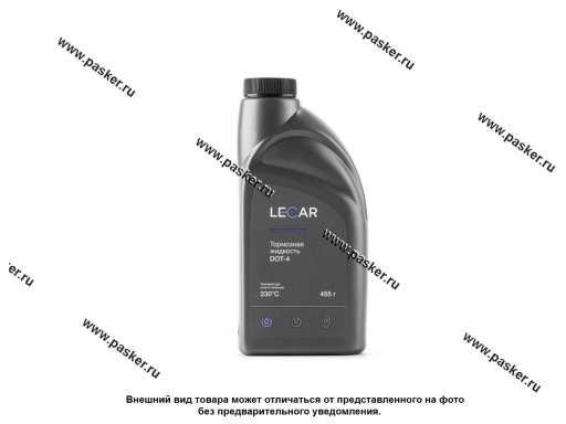 Фото: Жидкость Тормозная LECAR 455гр DOT-4 Фото: Жидкость Тормозная LECAR 455гр DOT-4