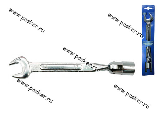 Фото: Ключ рожково торцевой 17 TOYA с вращающейся головкой SALE