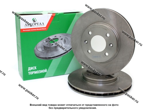 Фото: Диск тормозной Hyundai Accent 2008- Kia Rio 2005- AVTOREAL AV0017 [упаковка 2 шт.]