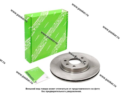 Фото: Диск тормозной LADA Largus 2012- AVTOPRIBOR передний без ABS BD011AVT