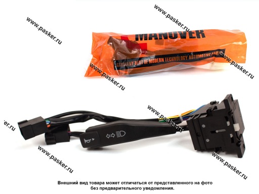 Фото: Переключатель поворотов и света Газель, ГАЗ-3307 1102.3769.02 MANOVER MR7181823