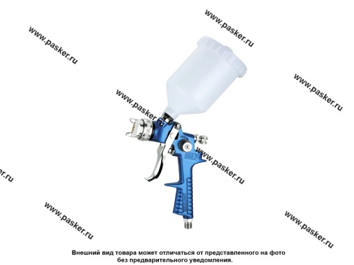 Фото: Краскопульт с верхним бачком 600мл сопло 1,7мм 425 л/мин REMIX RM-H-881-17
