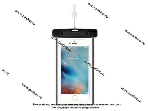 Фото: Чехол водонепроницаемый Devia Ranger Fluorescence Waterproof Bag - Black Фото: Чехол водонепроницаемый Devia Ranger Fluorescence Waterproof Bag - Black