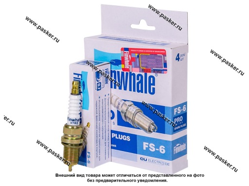 Фото: Свеча Finwhale PRO SsangYong Rexton 2.3-3.2L, Actyon 2.3L, Kyron 2.3L, Actyon Sports 2.3L FS6