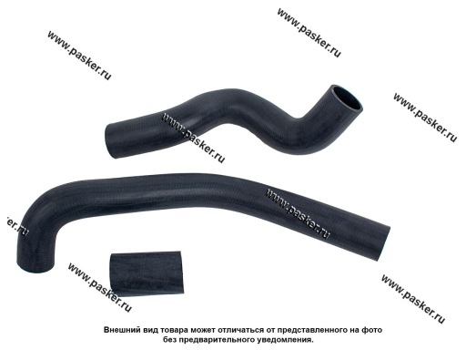 Фото: Патрубки радиатора УАЗ-3163 с кондиционером к-т 3 шт 6 хомутов ROSTECO
