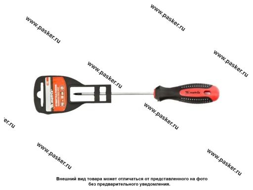 Фото: Отвертка крестовая 0*100 3к рукоятка anti slip Fusion Matrix 11435