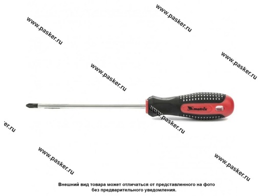 Фото: Отвертка крестовая 2*150 3к рукоятка anti slip Fusion Matrix 11443