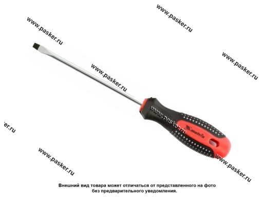 Фото: Отвертка шлицевая 4*100 3к рукоятка anti slip Fusion Matrix 11412