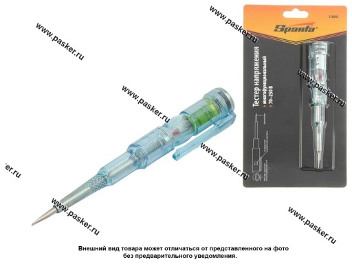 Фото: Тестер-отвертка 70-250В Sparta 130905