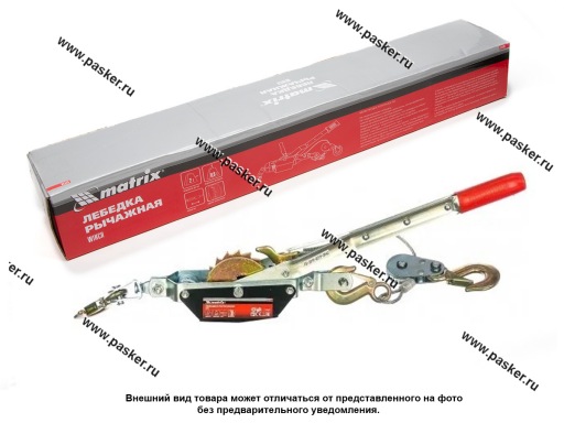 Фото: Лебедка ручная 2т MATRIX 52220