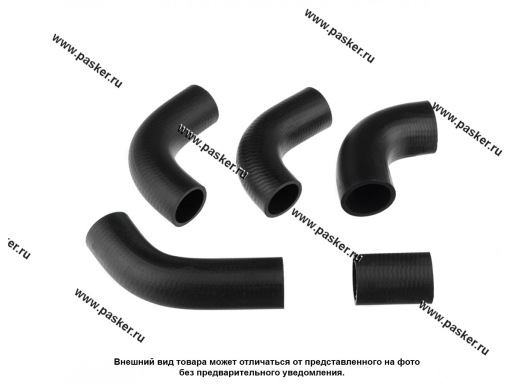 Фото: Патрубки радиатора Газель 3302 дв. 405 5шт LECAR