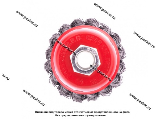 Фото: Щетка для УШМ 65мм М14 чашка крученая проволока 0,5мм Matrix 74620