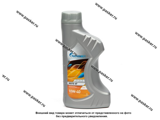 Купить Масло Gazpromneft 4-х тактное 10W40 API SL JASO MA2 1л 53477 по ...