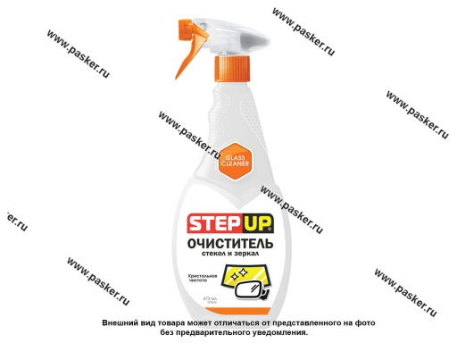 Фото: Очиститель стекол Step Up GLASS CLEANER SP5562 473мл триггер-спрей