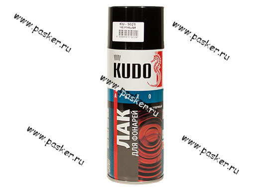 Краска Затемнитель фар черный KUDO KU-9021 520мл аэрозольный
