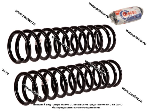 Фото: Пружина подвески 21099 15 ФОБОС задняя усиленная 78565 [упаковка 2 шт.]