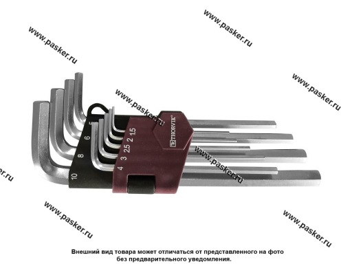 Фото: Ключи шестигранные 9 предметов 1,5-10 Thorvik HK9S