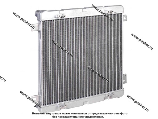 Фото: Радиатор Газель Бизнес LUZAR дв Cummins универсальный тип Прамо алюминиевый LRc 03028b