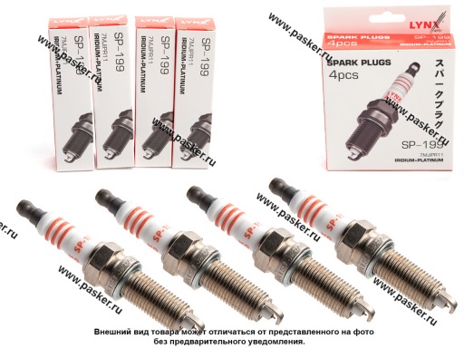 Фото: Свеча LYNXauto 7MJIPR11 Kia/Hyundai Iridium + Platinum [упаковка 4 шт.]