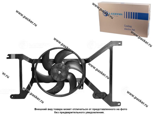 Фото: Мотор вентилятора LADA Largus 12-Renault Logan 08- LUZAR с кожухом AT LFK 09198