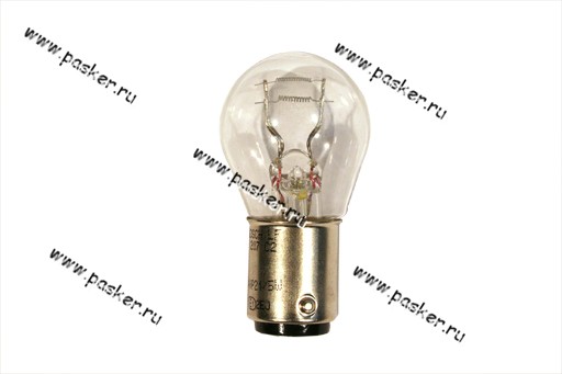 Фото: Лампа 24V21/5W BAY15d двухконтактная BOSCH 524 [упаковка 10 шт.]