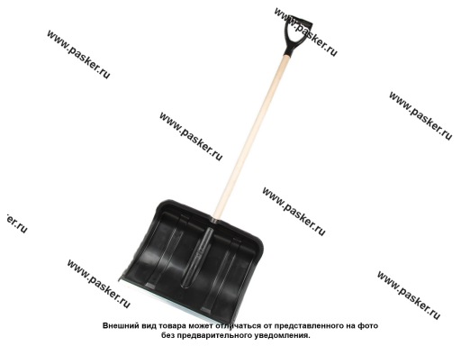 Фото: Лопата для снега Богатырь с дерев черенком 500х375