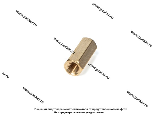 Фото: Переходник-двойник для тормозных трубок М10х1,25 латунный