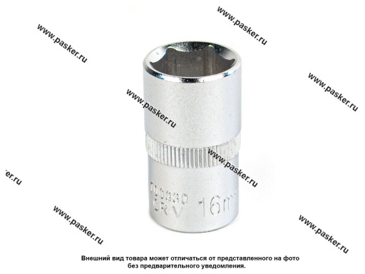 Фото: Головка торцевая 16 1/2 короткая 6-гранная KRAFT KT 700330