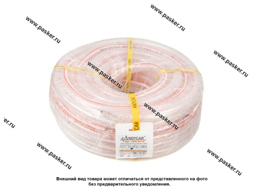 Фото: Шланг маслобензостойкий ПВХ МБС Альфа-Мороз 16*22-1.0 МПа 3-слойный -40С прозрачный МБС бухта 25м [упаковка 25 м]