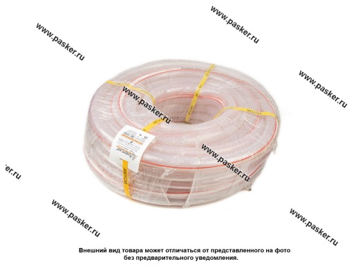 Фото: Шланг маслобензостойкий ПВХ МБС Альфа-Мороз 25*32-1.0 МПа 3-слойный -40С прозрачный МБС бухта 25м [упаковка 25 м]