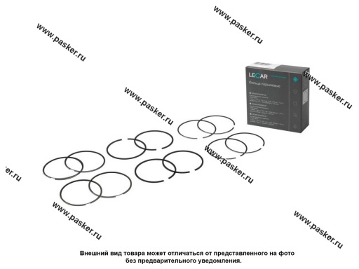 Фото: Кольца поршневые 77,5 LECAR