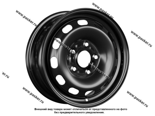 Фото: Диск колесный 15/6J/5*108/ET52,5/d63,3 Magnetto Ford Focus II Black 15000 AM
