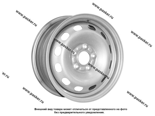 Фото: Диск колесный 15/6J/5*108/ET52,5/d63,3 Magnetto Ford Focus II Silver 15000 S AM