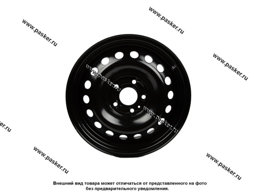 Фото: Диск колесный 16/6,5J/5*114,3/ET38/d67,1 Magnetto Outlander Black 16010 AM
