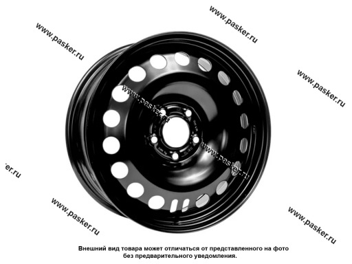 Фото: Диск колесный 17/7J/5*114,3/ET45/d66 Magnetto New  X-Trail Black 17000 AM
