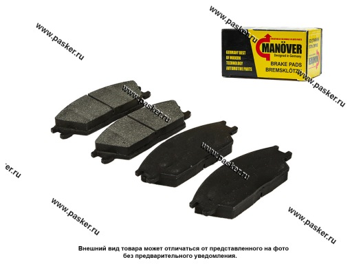Фото: Колодки тормозные Chevrolet Accent Verna Getz Lantra передние к-т 4 шт MANOVER MR2014894