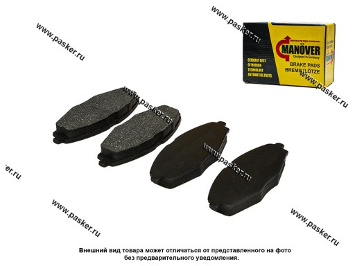 Фото: Колодки тормозные Chevrolet Lanos Matiz Spark Daewoo Matiz передние к-т 4 шт MANOVER MR2014873