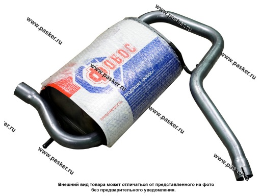 Фото: Глушитель Renault Duster 4*4 ФОБОС 2010-2014гг дв 2.0 Ф45 сталь DX52/53 алюмокремниевый AS120 32244