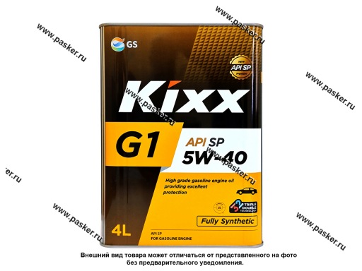 Фото: Масло KIXX  5W40 G1 API SP 4л син