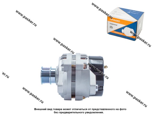 Фото: Генератор ГАЗ УАЗ дв 4213.10 421.10 4215.10 ПРАМО 100А поликлиновой шкив 9402.3701-18