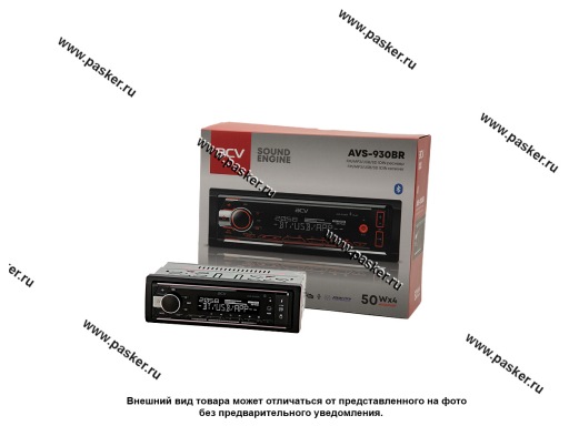 Фото: Автомагнитола ACV FM/MP3/USB/SD красная подсветка AVS-930BR