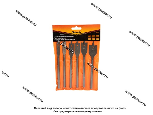 Фото: Сверла по дереву перовые 6 предметов 10,12,16,18,20,25 мм 6-гранный хвостовик Sparta 704055